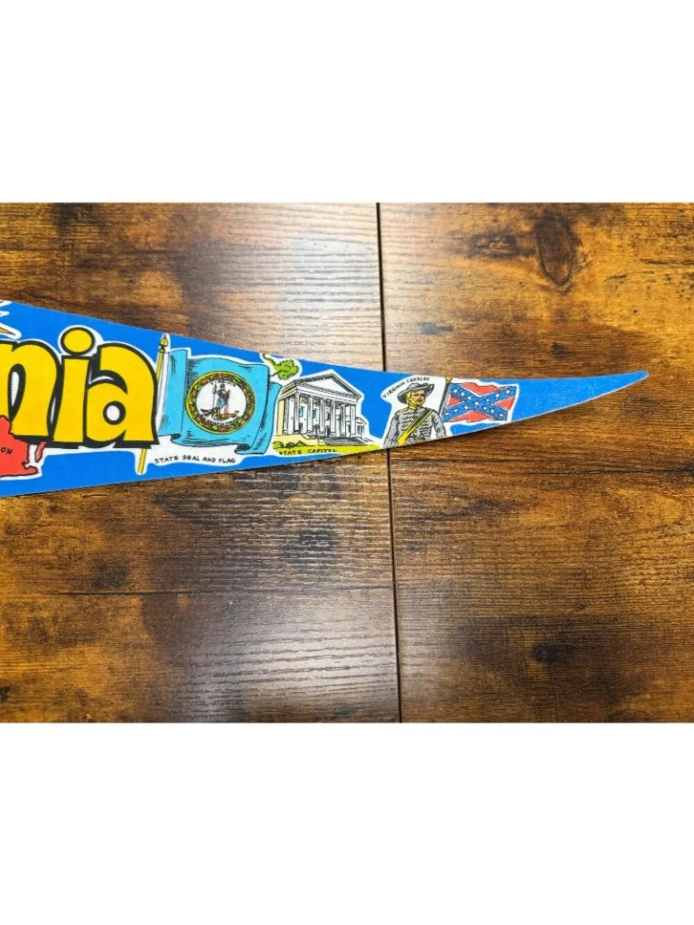 Vintage Virginia state pennant